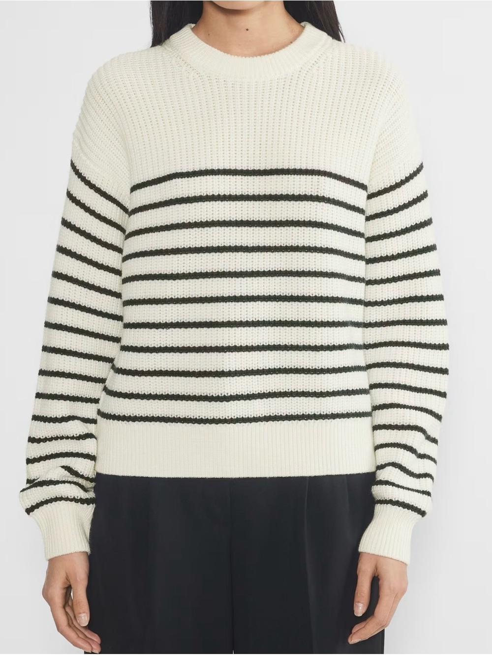 Aritzia ‘Maria Sweater’ in Cream and Black